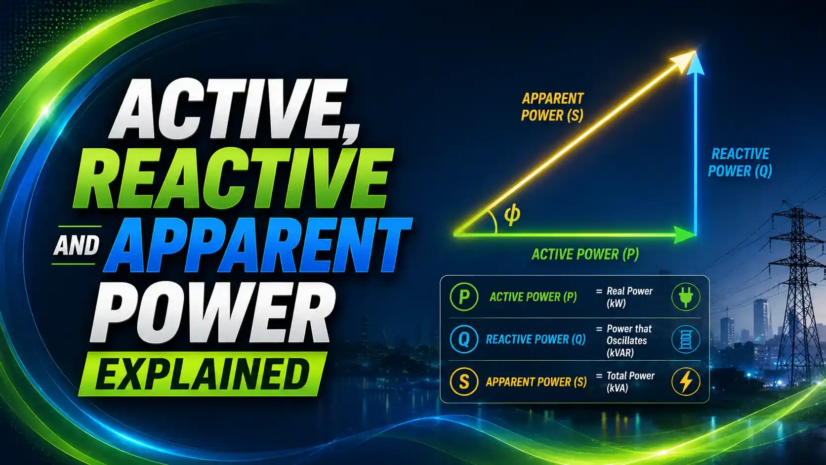 active reactive and apparent power active reactive and apparent power