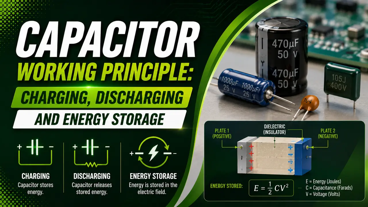capacitor working principle capacitor working principle