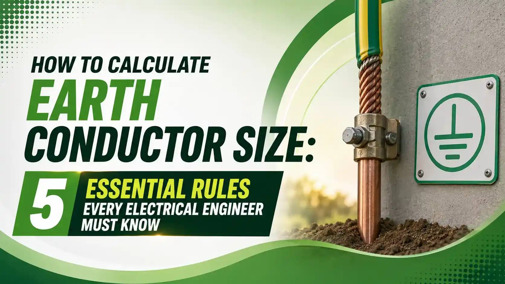 earth conductor size earth conductor size