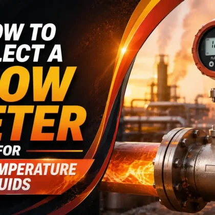 flow meter for high temperature fluids