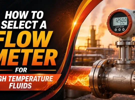 flow meter for high temperature fluids