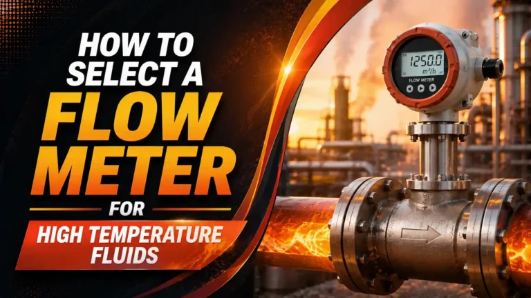 flow meter for high temperature fluids