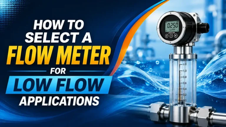 flow meter for low flow applications