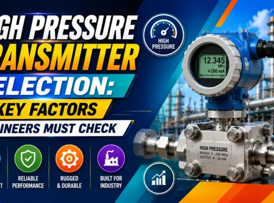 high pressure transmitter selection
