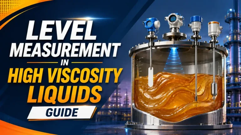 level measurement in high viscosity liquids