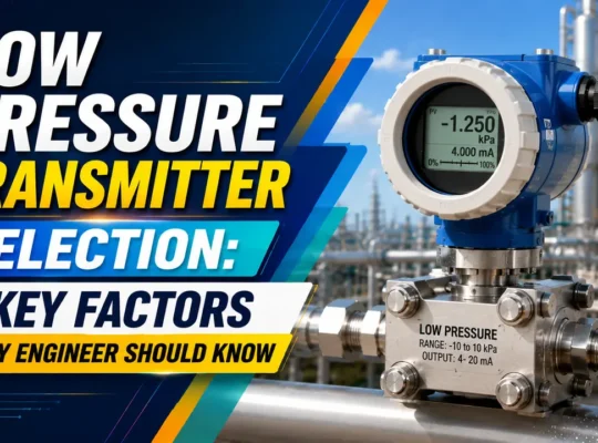low pressure transmitter selection