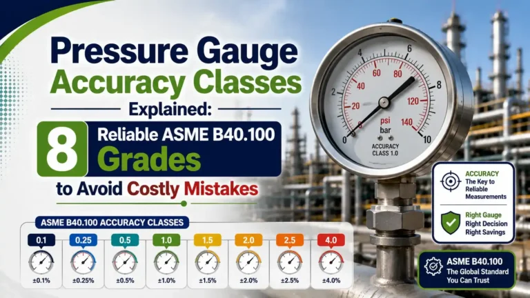 pressure gauge accuracy classes