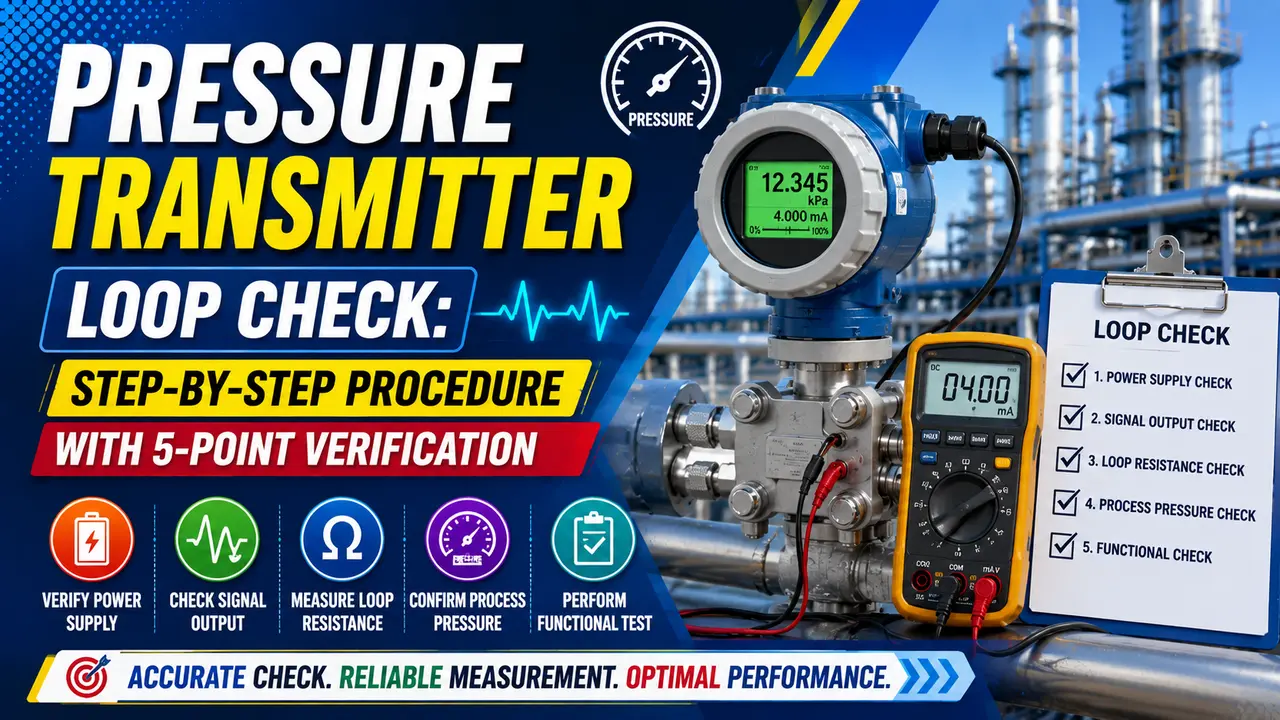 pressure transmitter loop check pressure transmitter loop check