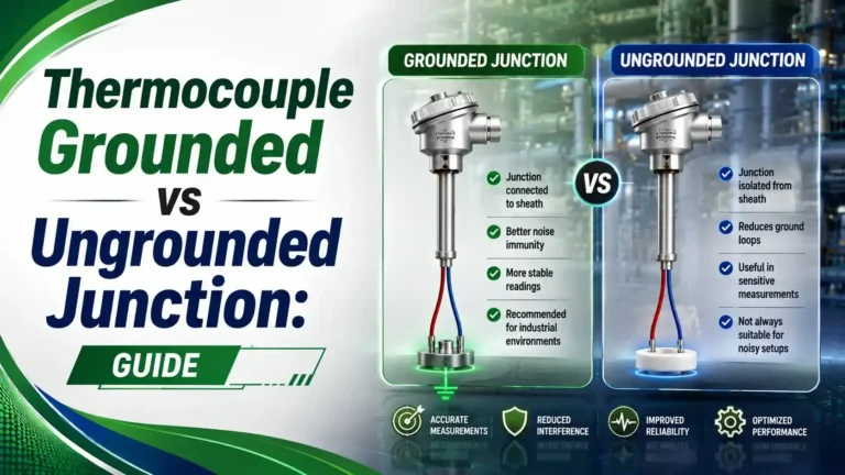 thermocouple grounded vs ungrounded junction