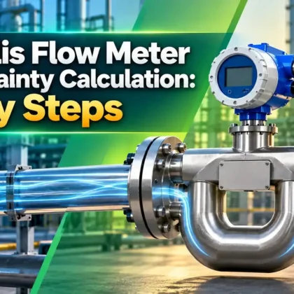 Coriolis Flow Meter Uncertainty Calculation