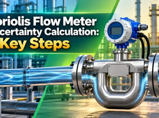 Coriolis Flow Meter Uncertainty Calculation