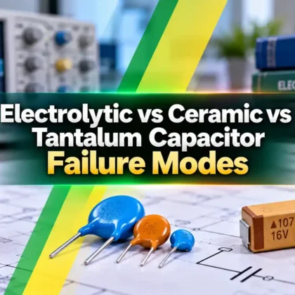 Electrolytic vs Ceramic vs Tantalum Capacitor Failure Modes
