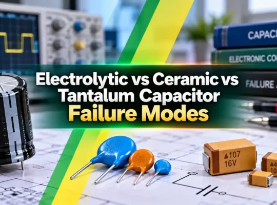 Electrolytic vs Ceramic vs Tantalum Capacitor Failure Modes