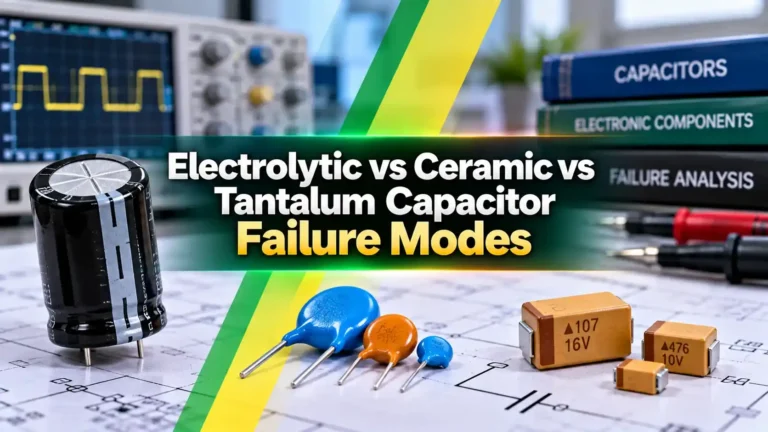 Electrolytic vs Ceramic vs Tantalum Capacitor Failure Modes