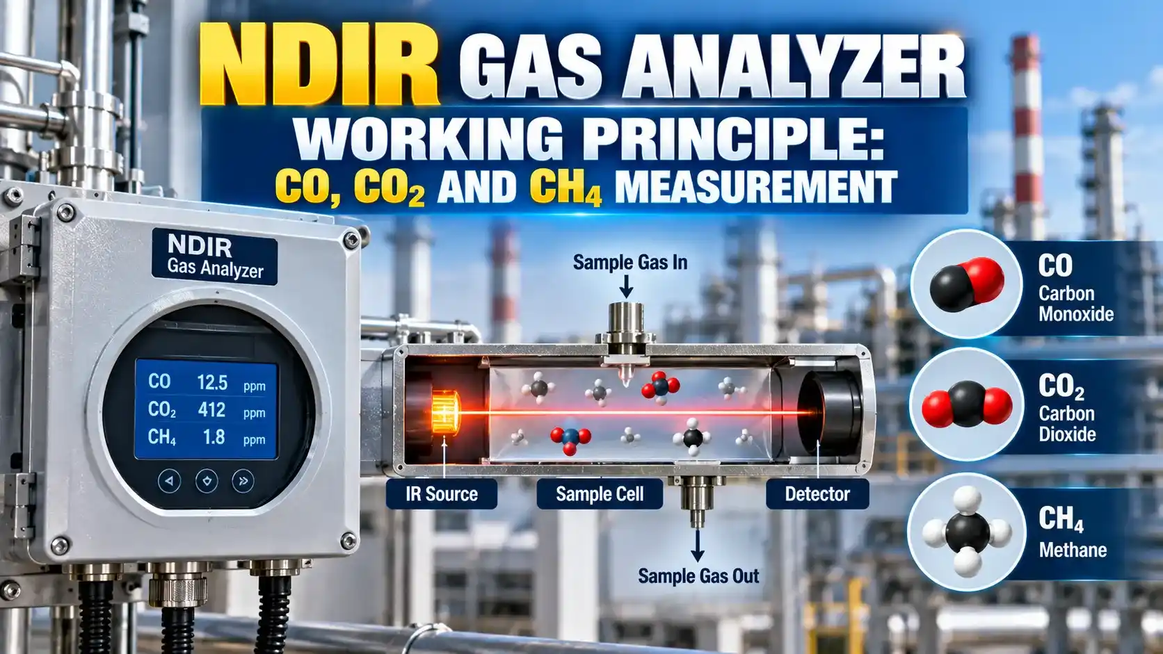 NDIR gas analyzer NDIR gas analyzer
