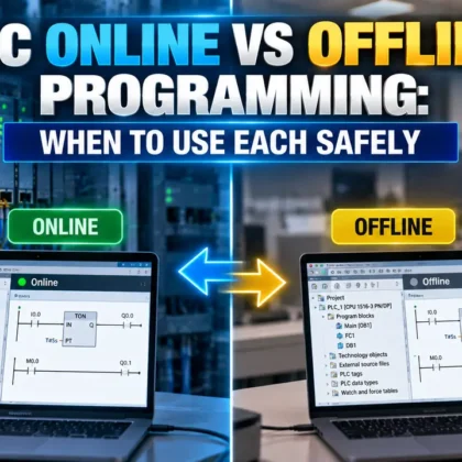 PLC Online Offline Programming