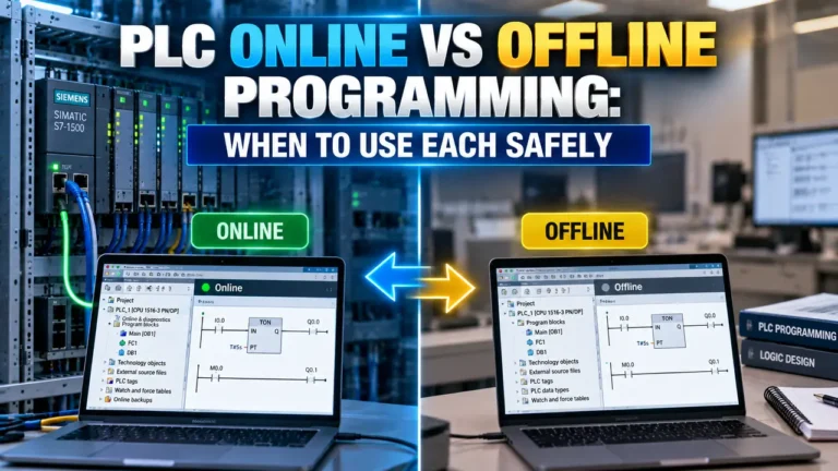 PLC Online Offline Programming