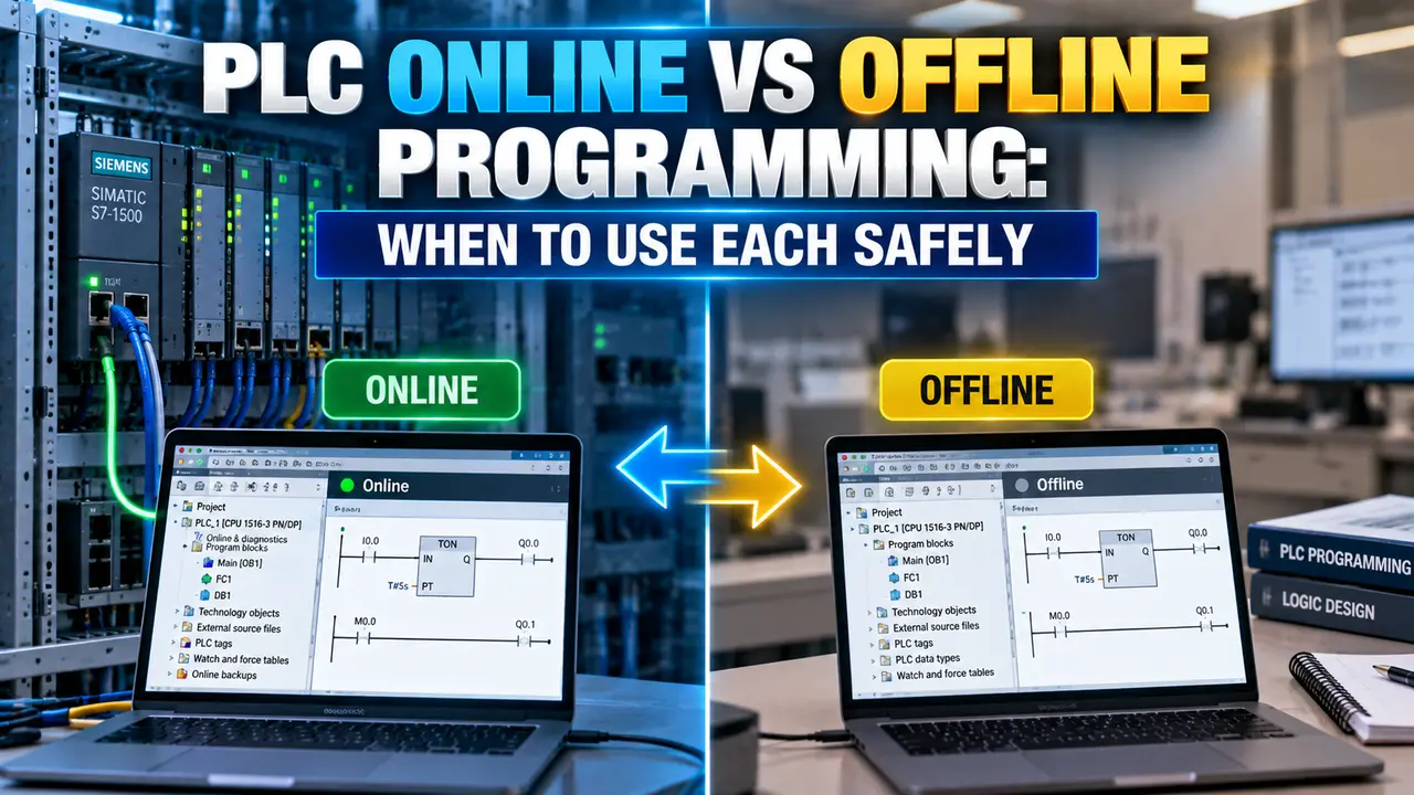PLC Online Offline Programming