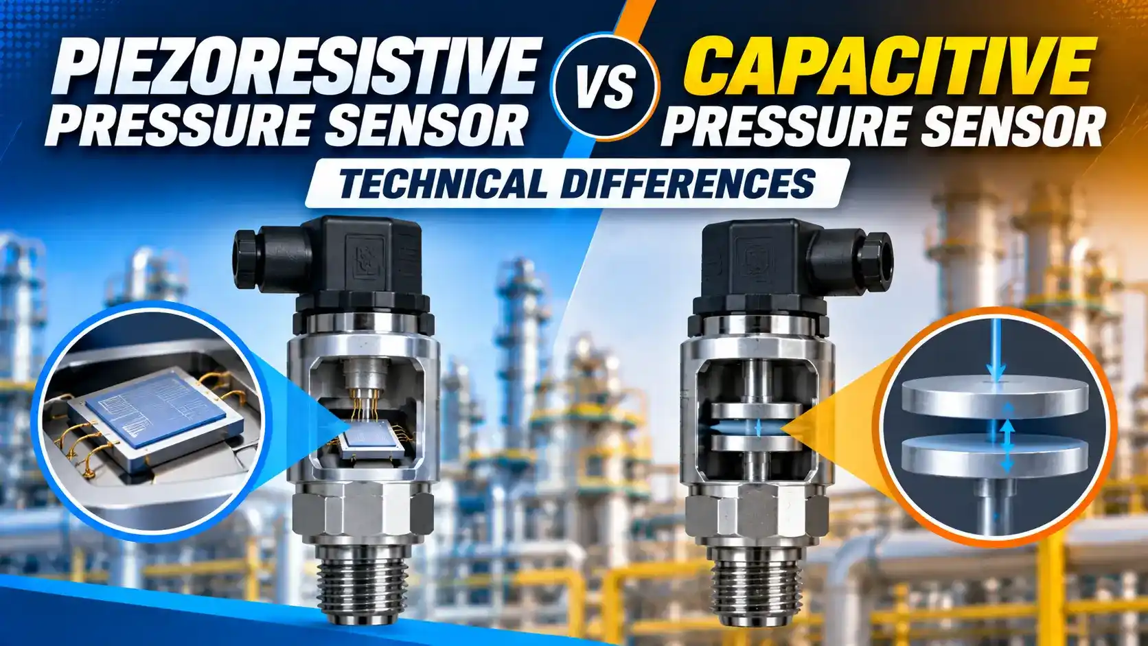 Piezoresistive vs Capacitive Piezoresistive vs Capacitive