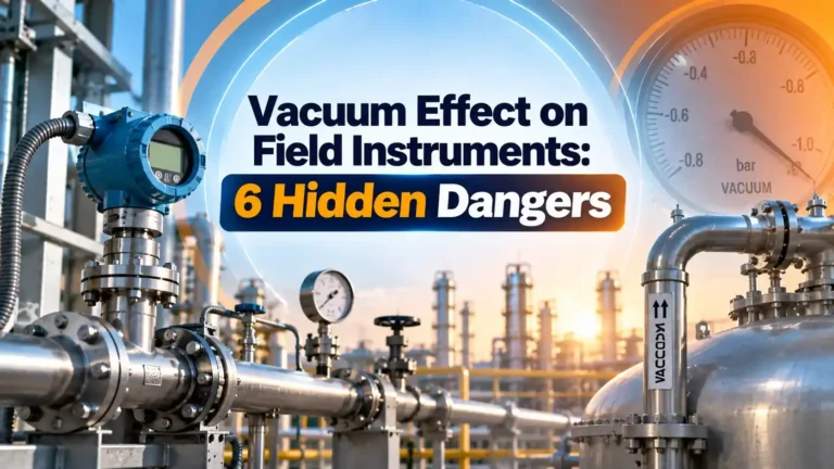 Vacuum Effect on Field Instruments