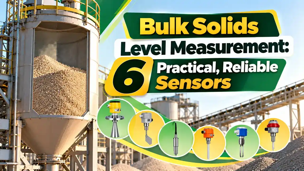 Machine Design Power Bulk Solids Level Measurement: 6 Practical, Reliable Sensors
