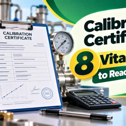 calibration certificate