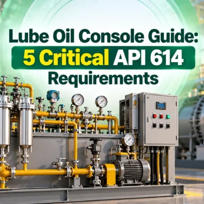 lube oil console
