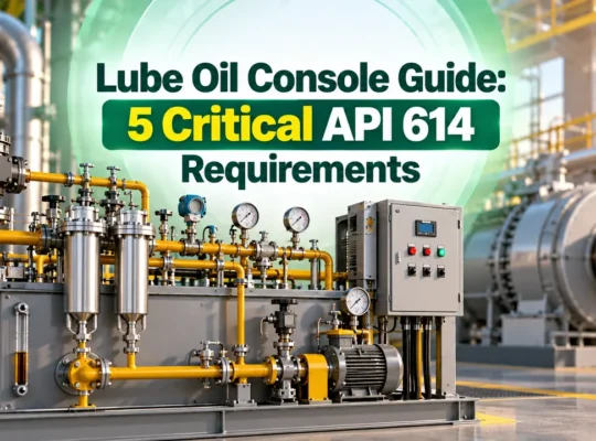 lube oil console