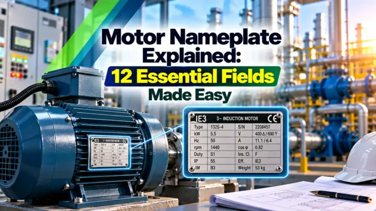 motor nameplate