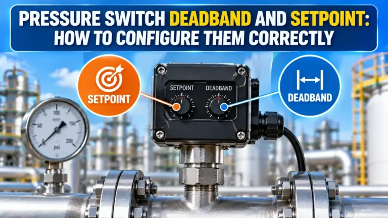 pressure switch setpoint