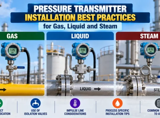 pressure transmitter installation