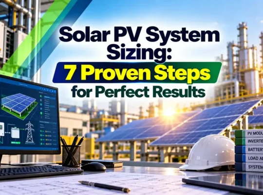 solar PV system sizing