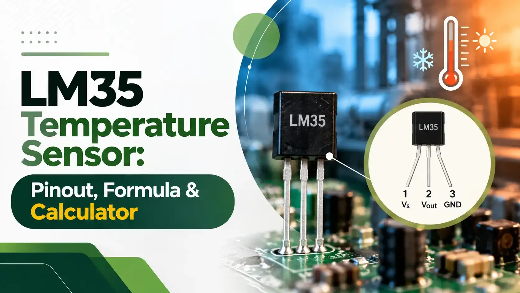 LM35 temperature sensor LM35 temperature sensor