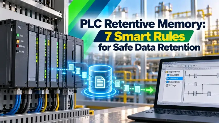 PLC retentive memory