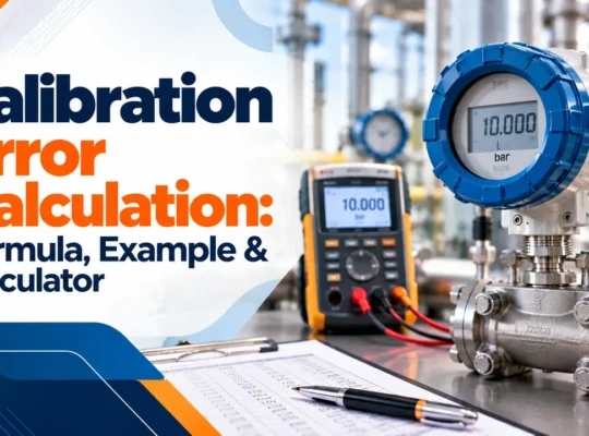 calibration error calculation