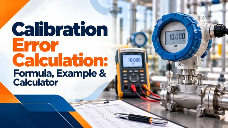 calibration error calculation