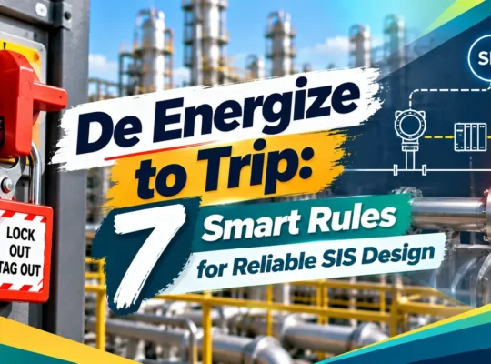 de energize to trip