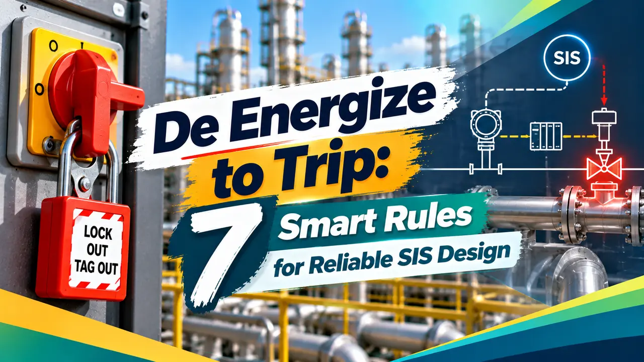de energize to trip