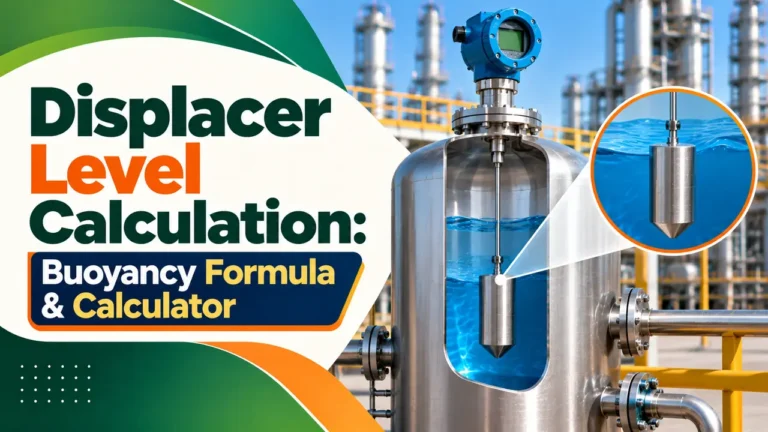 displacer level calculation