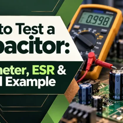 how to test a capacitor