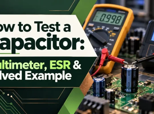 how to test a capacitor