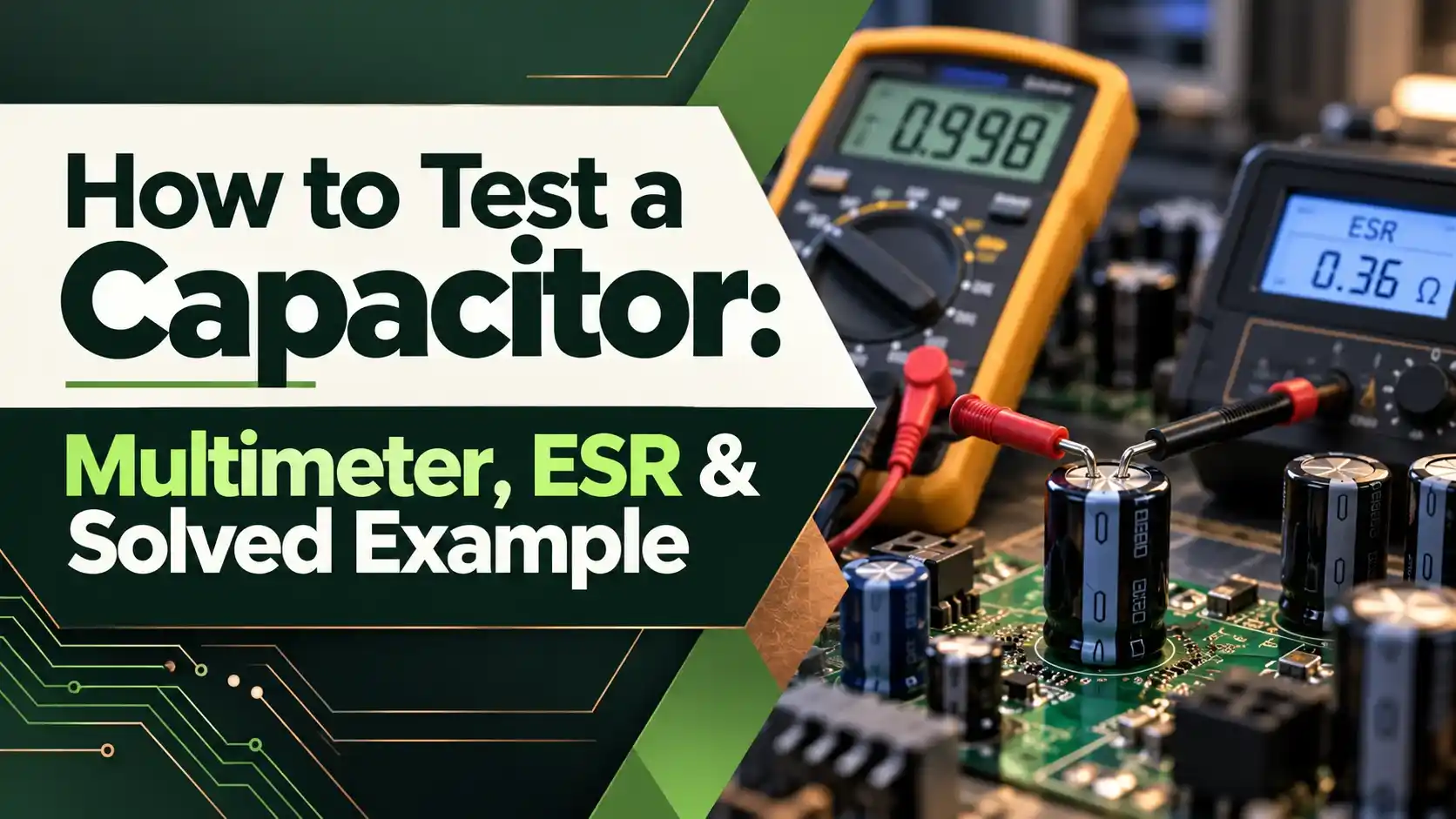 how to test a capacitor how to test a capacitor