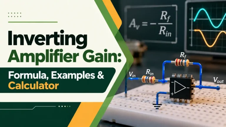 inverting amplifier gain