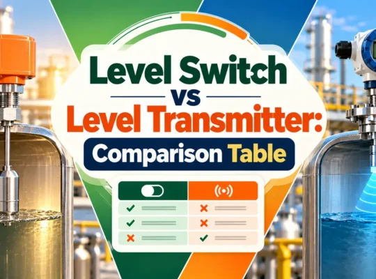 level switch vs level transmitter