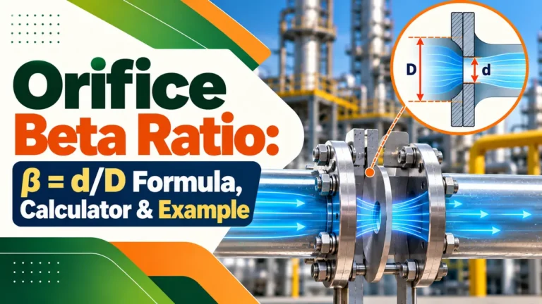 orifice beta ratio