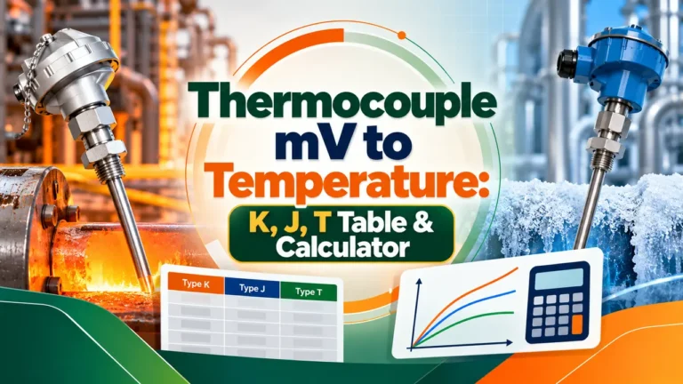 thermocouple mV to temperature