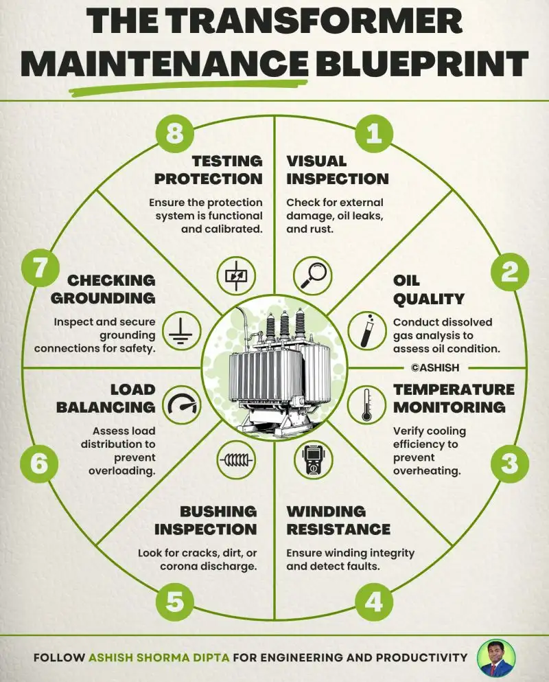 transformer maintenance checklist transformer maintenance checklist