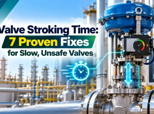 valve stroking time