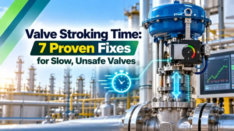 valve stroking time